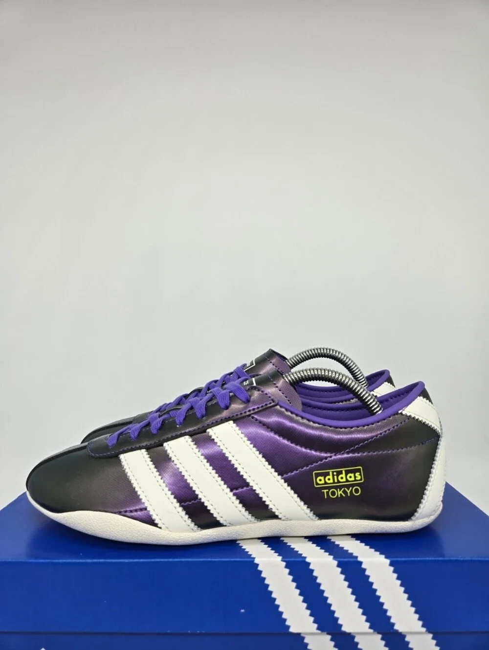 adidas Women's Tokyo IH6610 Metallic Purple Off White Shoes Size 6.5
